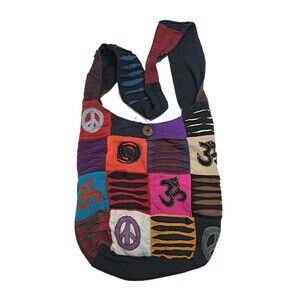 Tribe Azure Cotton Hippie Hobo Boho Tote Shoulder Bag Beach Travel Sling